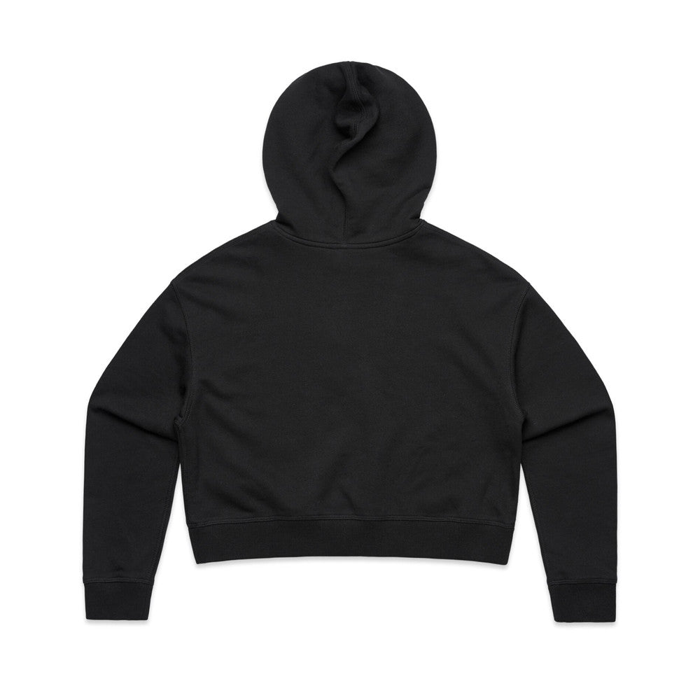 LTN Signature Collection: Premium Crop Hoodie - Black
