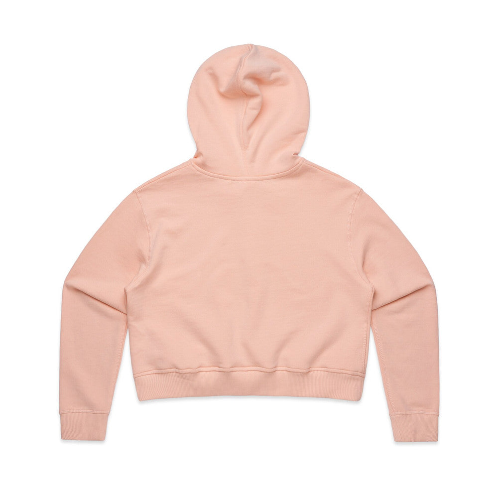 LTN Signature Collection: Premium Crop Hoodie - Pale Pink