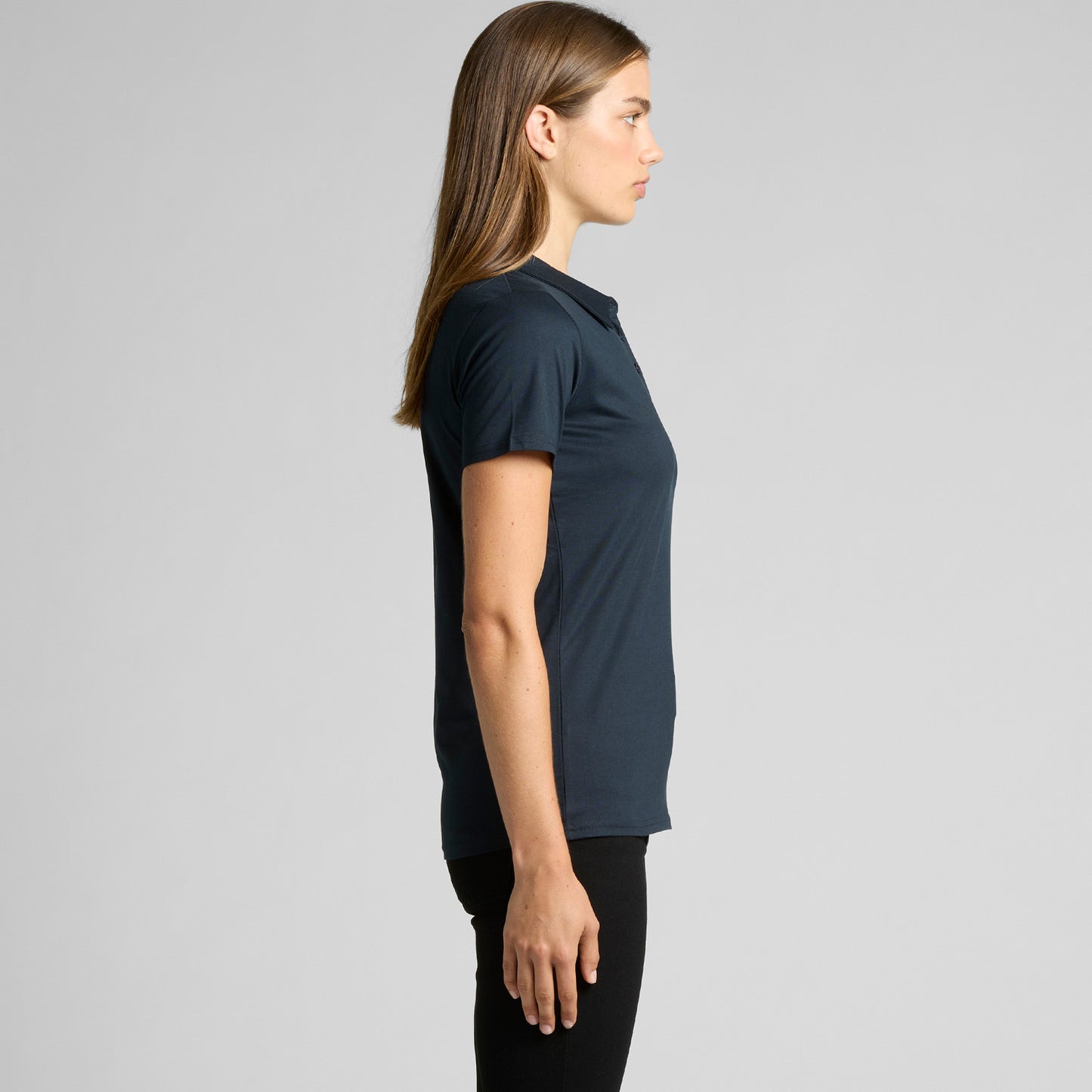LTN Signature: Womens Polo Tee - Navy