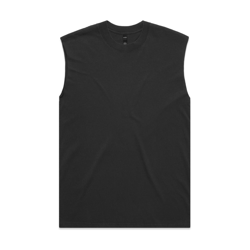 LTN: Skull - Heavy Faded Tank Black