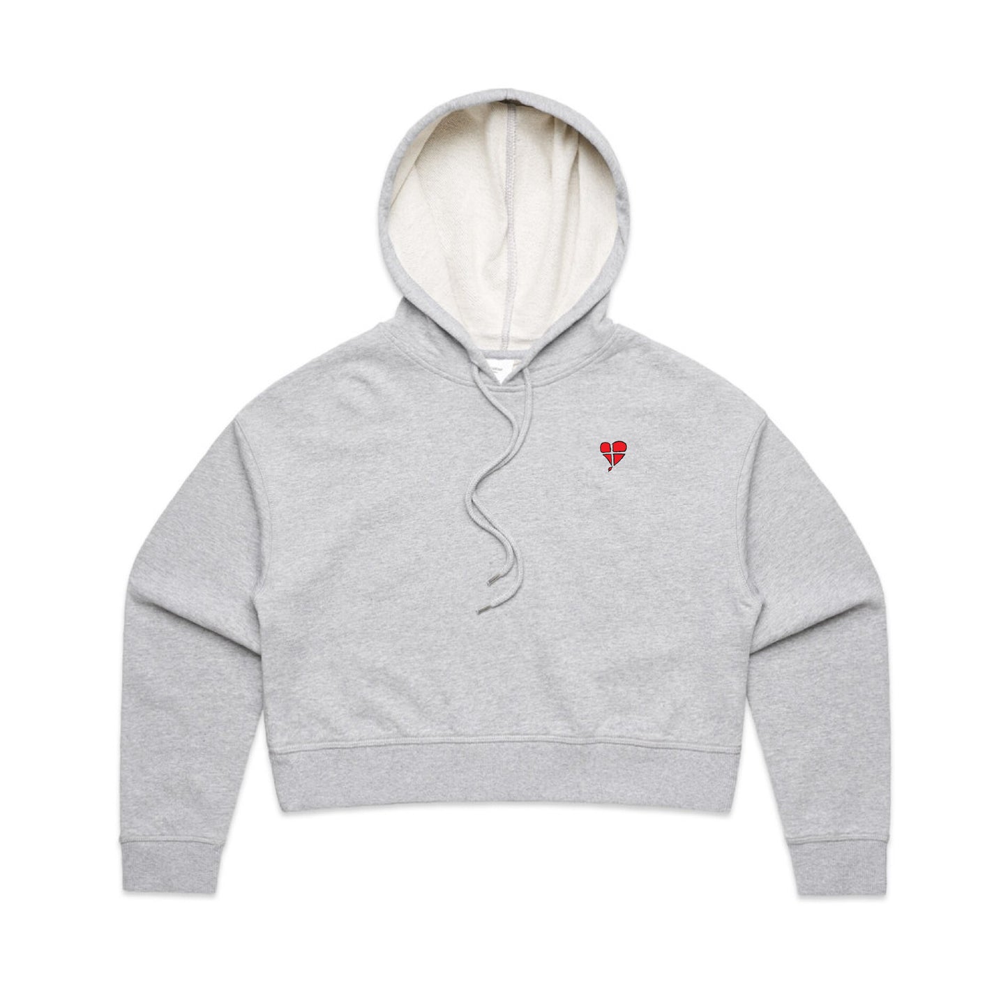 LTN Signature Collection: Premium Crop Hoodie - Grey