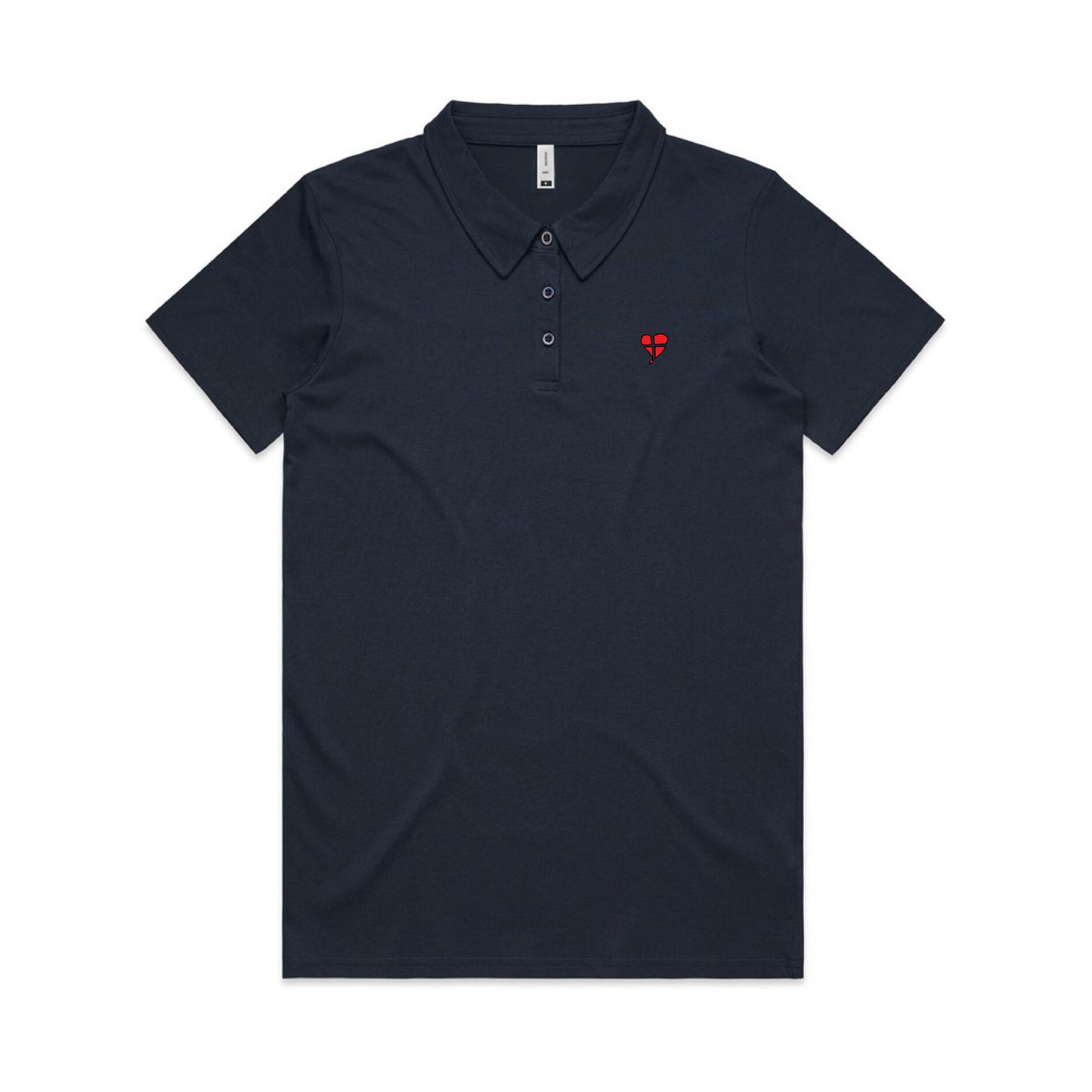 LTN Signature: Womens Polo Tee - Navy