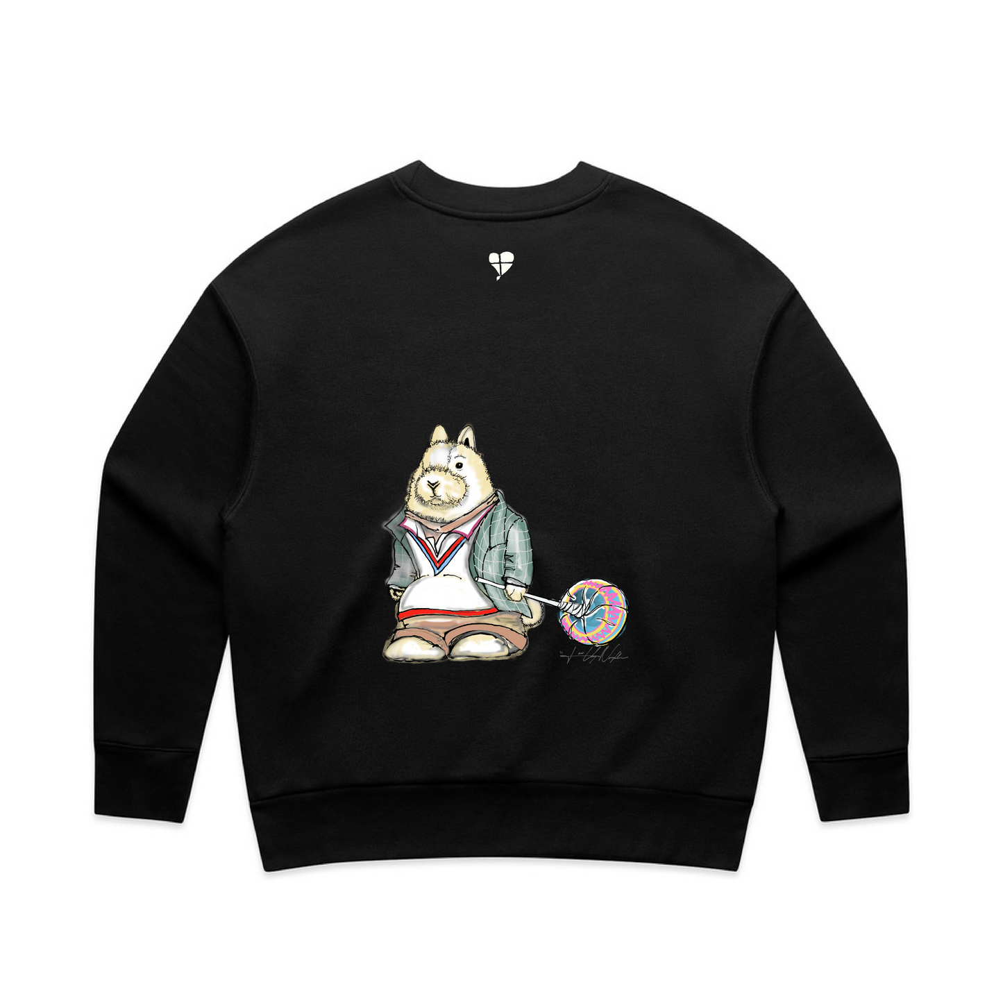 LTN Collection: Rabbit Sweatshirt - Black (Womens)