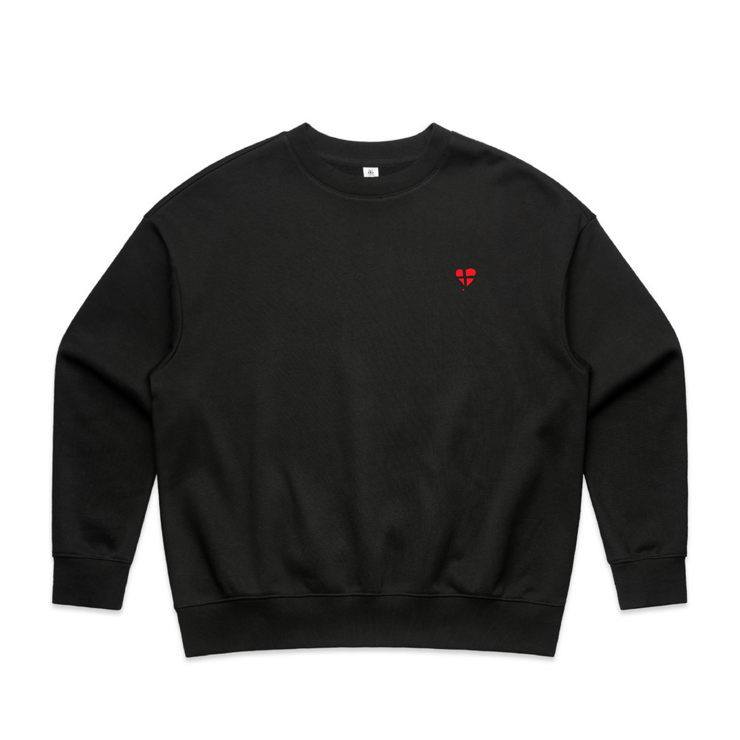 LTN Signature Collection: Heavy Crew Neck Sweatshirt - Black