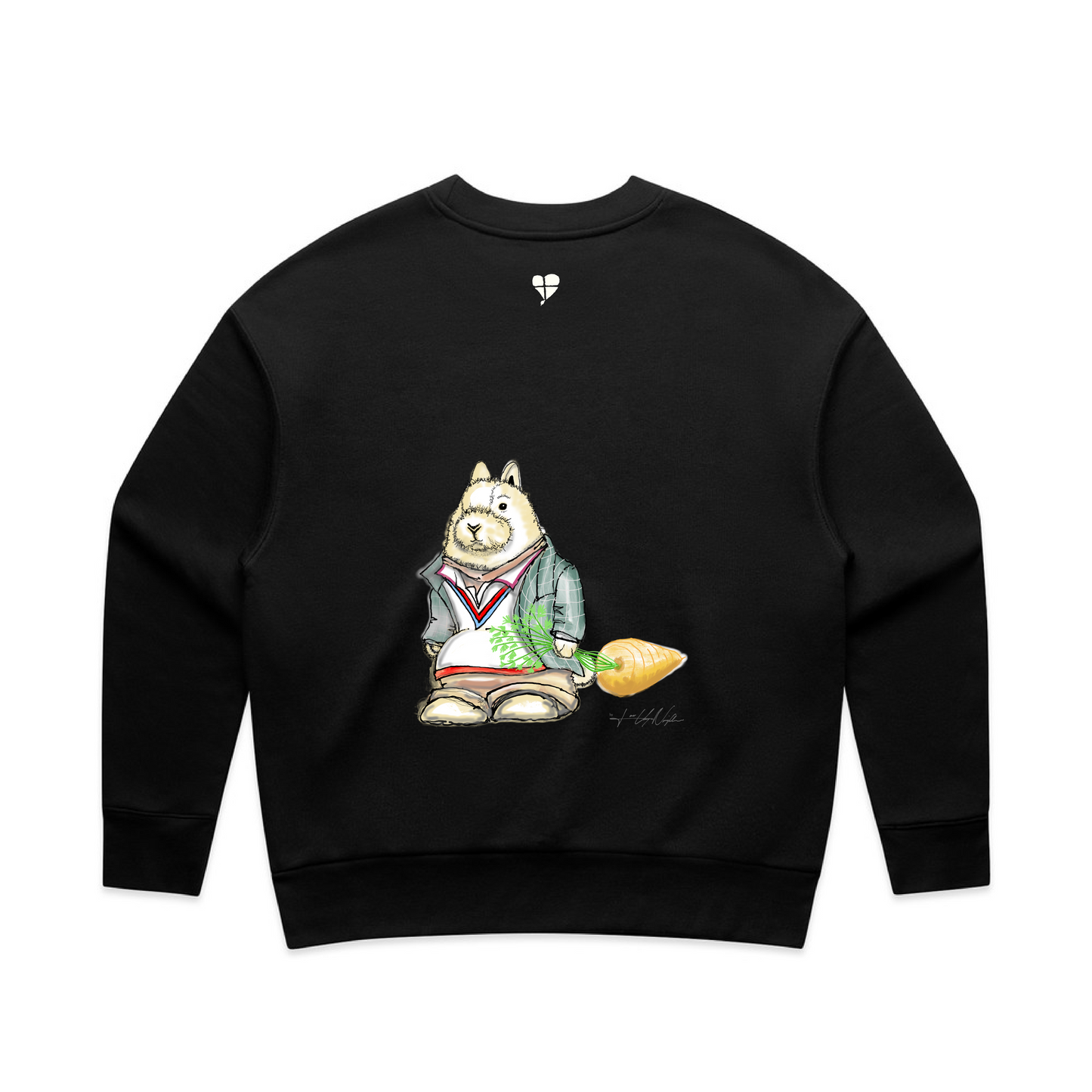 LTN Collection: Rabbit Sweatshirt - Black (Womens)