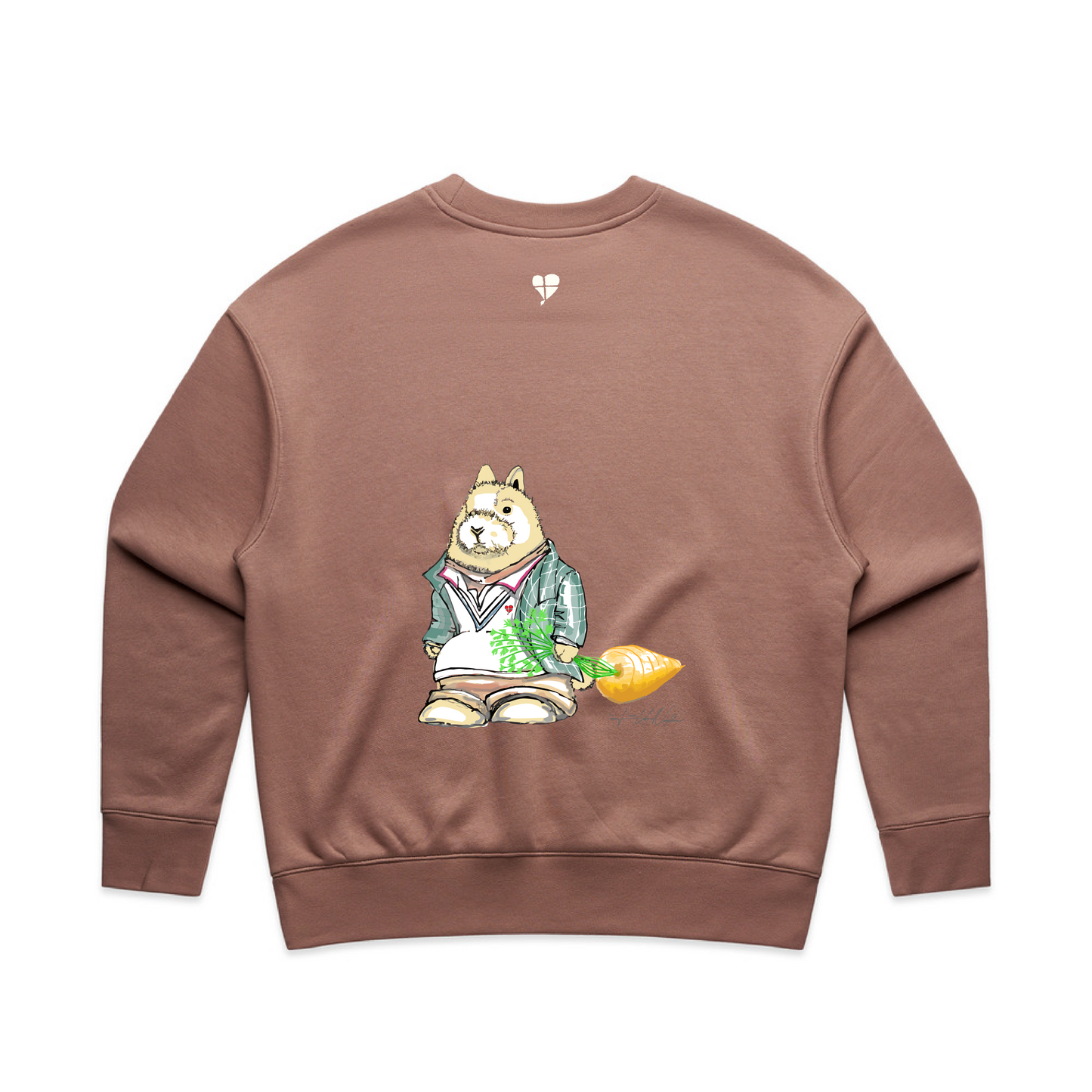 LTN Collection: Rabbit Sweatshirt - Hazy Pink (Womens)