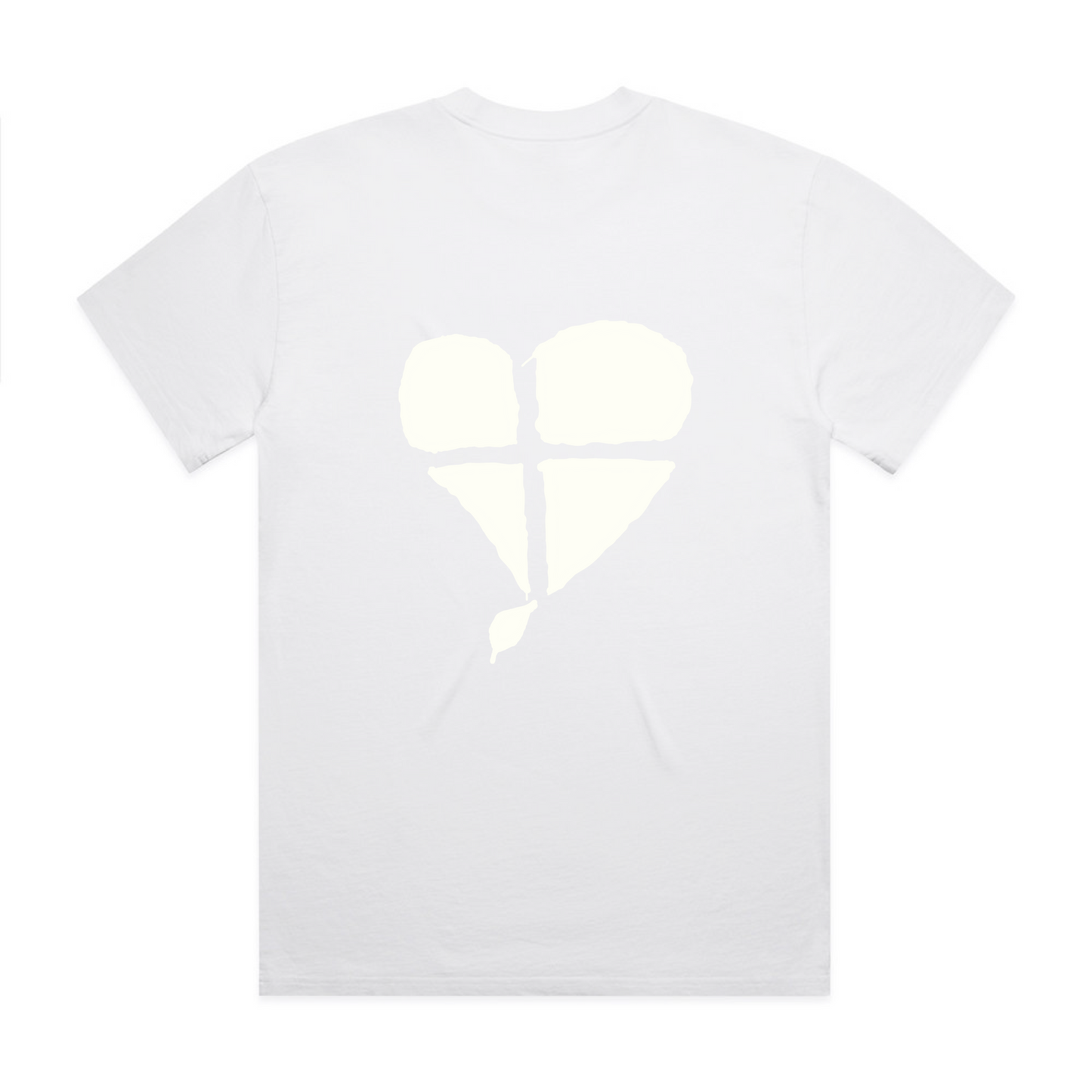 LTN Signature Collection: Oversized Faded Tee White (Mens)