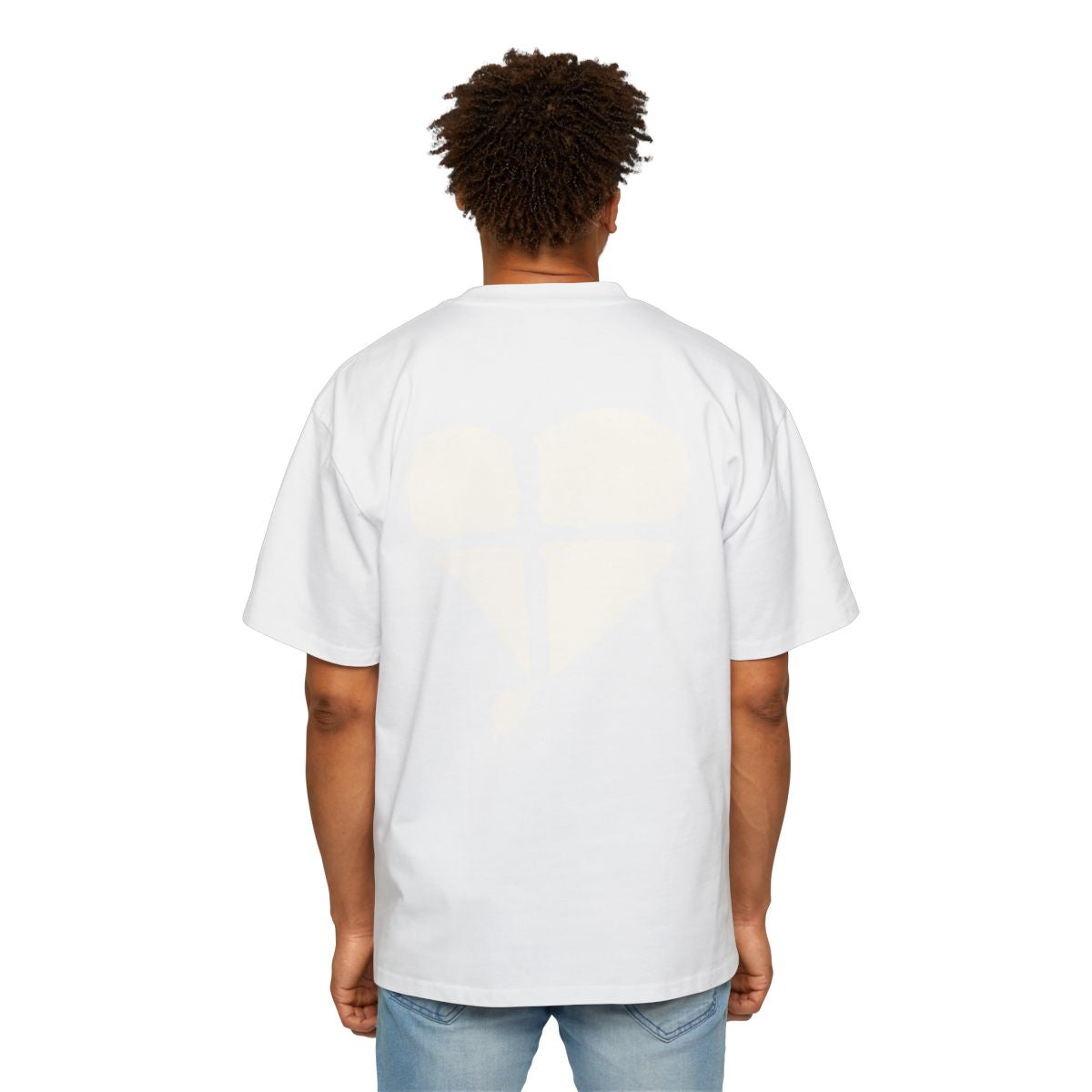 LTN Signature Collection: Oversized Faded Tee White (Mens)