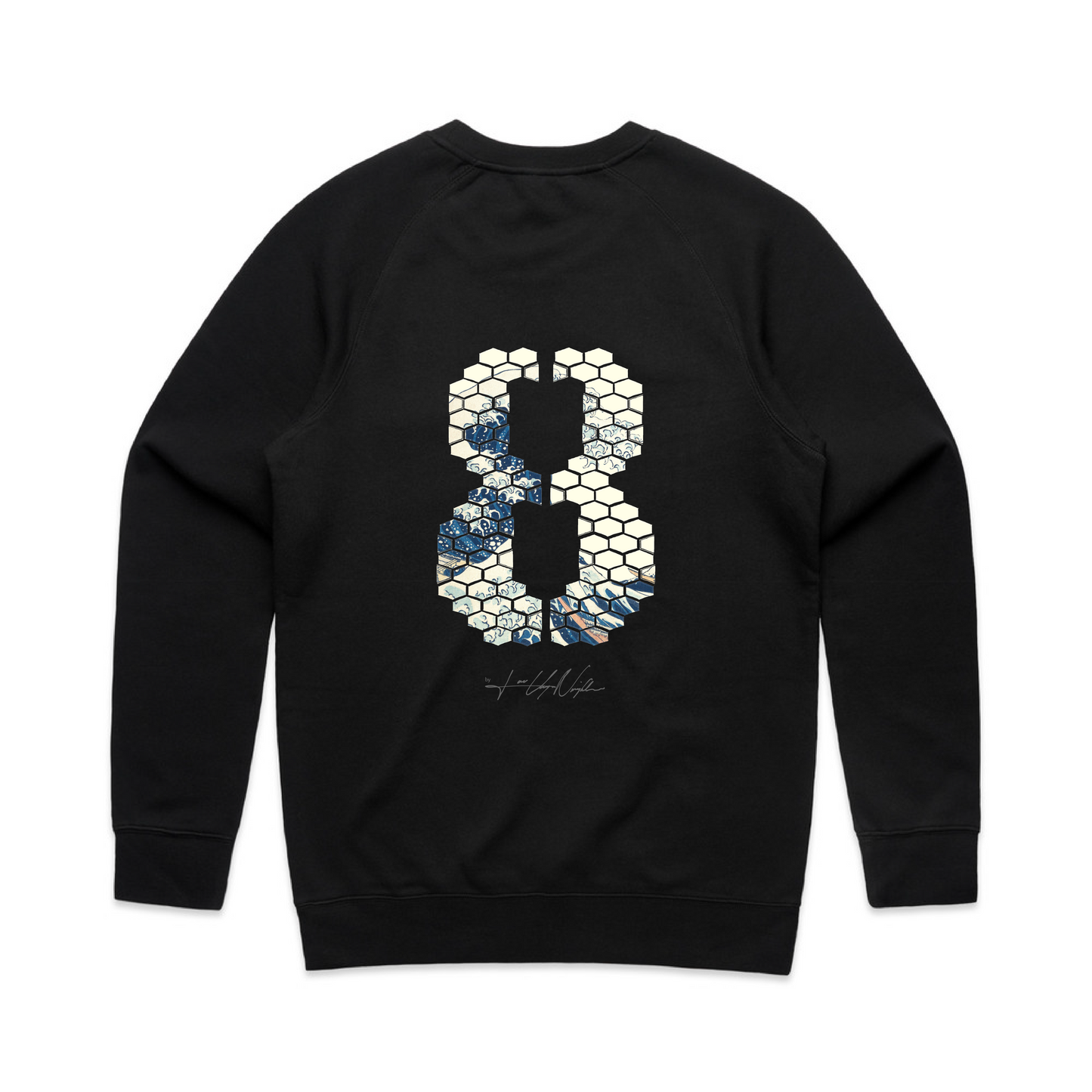 LTN: No.8 Mid-Weight Sweatshirt (Mens) Black