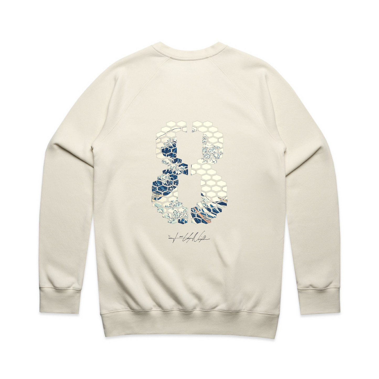LTN: No.8 Mid-Weight Sweatshirt (Mens) Off White