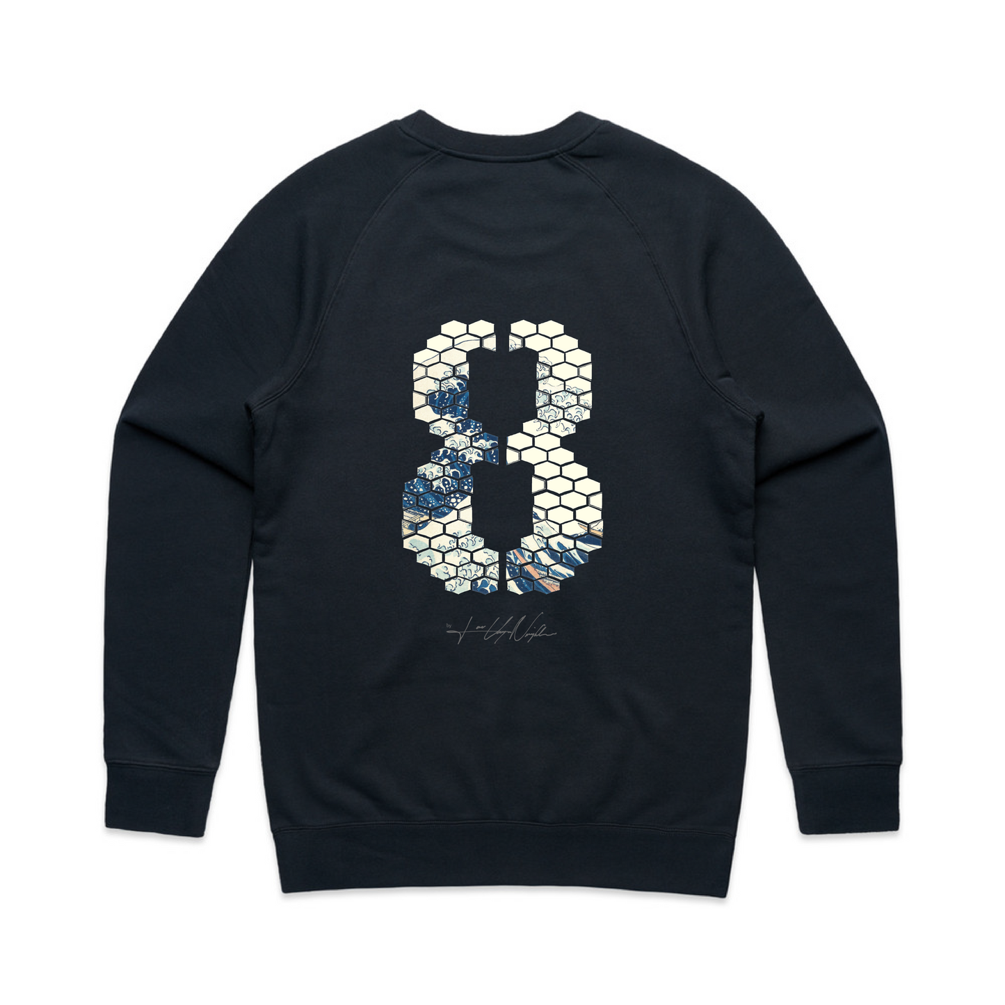 LTN: No.8 Mid-Weight Sweatshirt (Mens) Navy