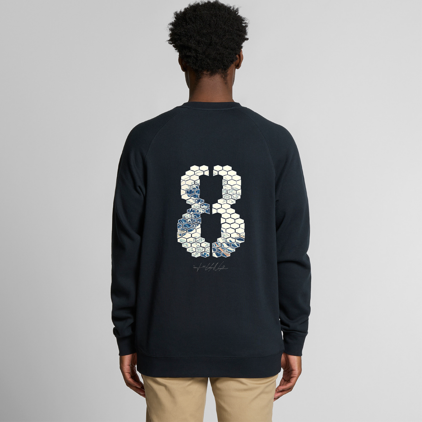 LTN: No.8 Mid-Weight Sweatshirt (Mens) Navy