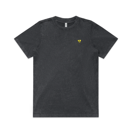 LTN Collection: Light the Nights - Black Stone Wash Heavy Tee (Womens)