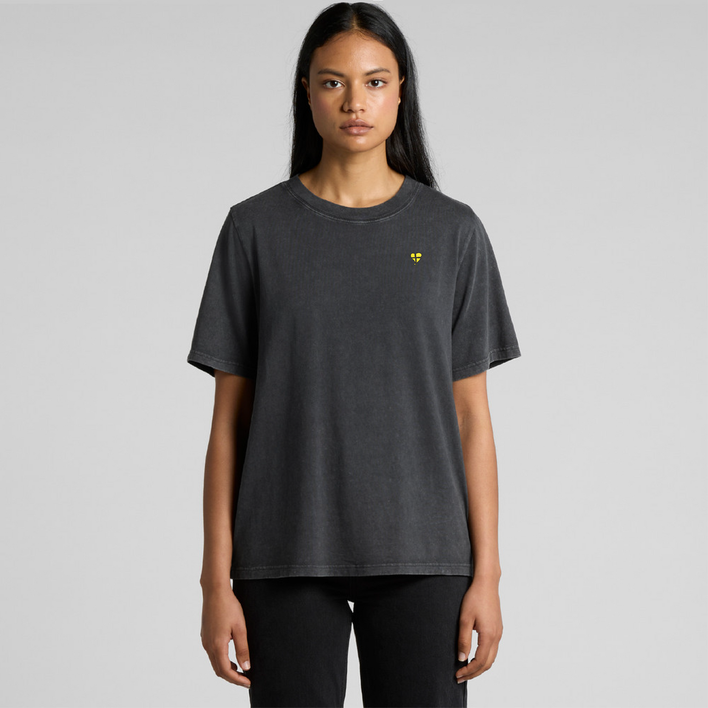 LTN Collection: Light the Nights - Black Stone Wash Heavy Tee (Womens)