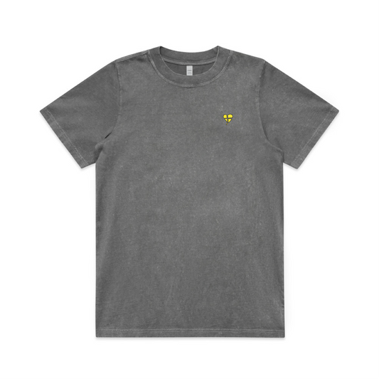 LTN Collection: Light the Nights - Coal Stone Wash Heavy Tee (Womens)
