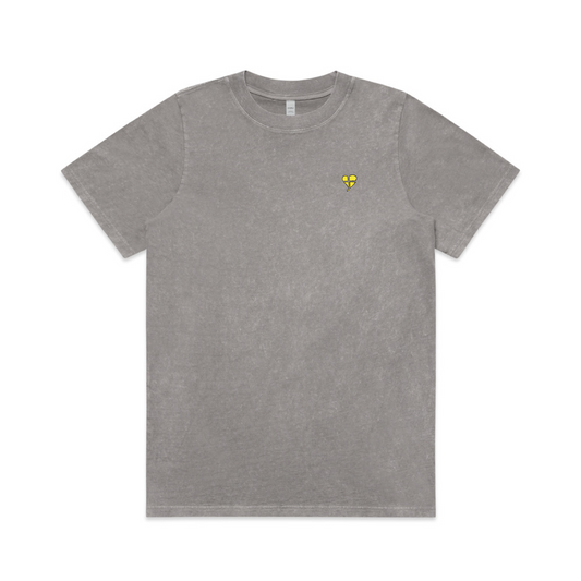 LTN Collection: Light the Nights - Grey Stone Wash Heavy Tee (Womens)