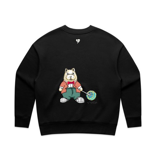 LTN Collection: Rabbit Sweatshirt - Black (Womens)