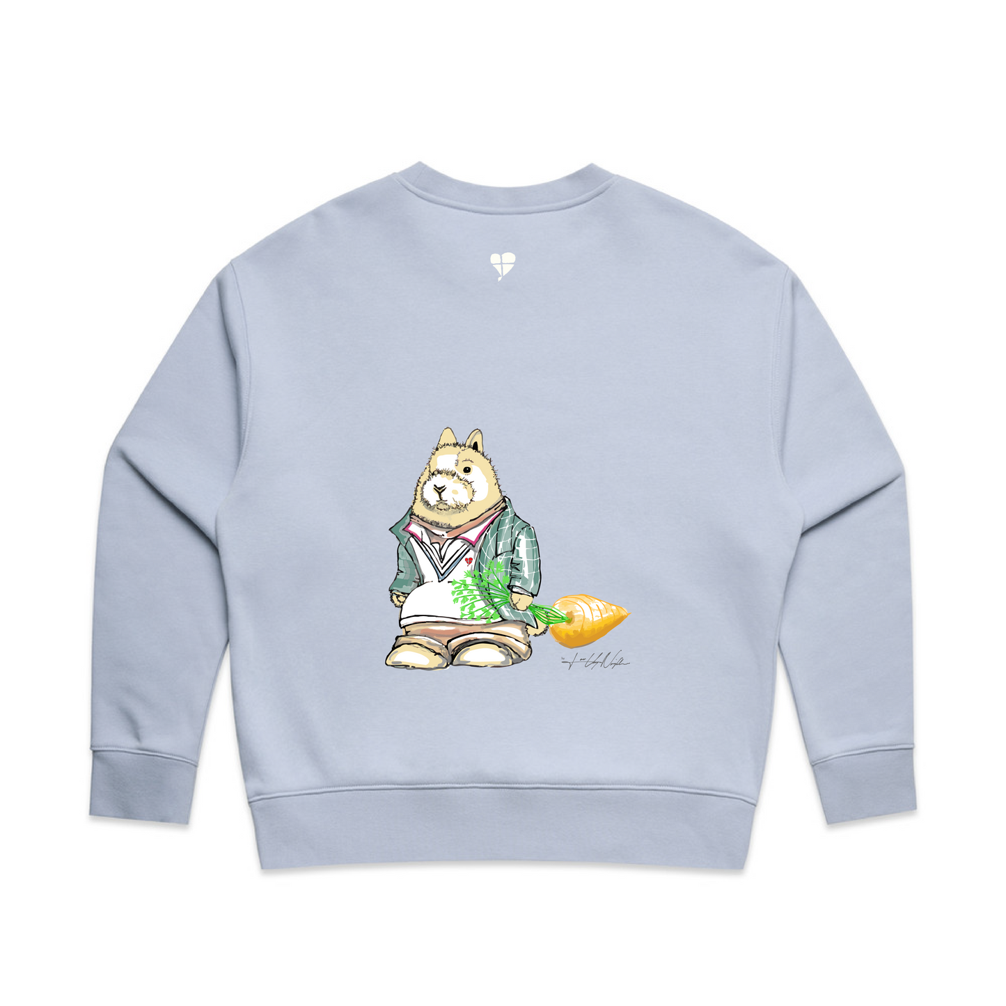LTN Collection: Rabbit Sweatshirt - Powder Blue (Womens)