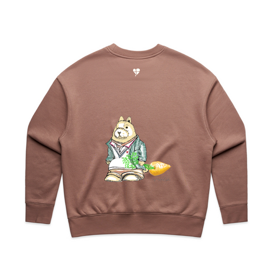 LTN Collection: Rabbit Sweatshirt - Hazy Pink (Womens)