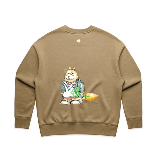 LTN Collection: Rabbit Sweatshirt - Sand (Womens)