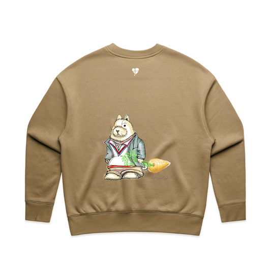 LTN Collection: Rabbit Sweatshirt - Sand (Womens)