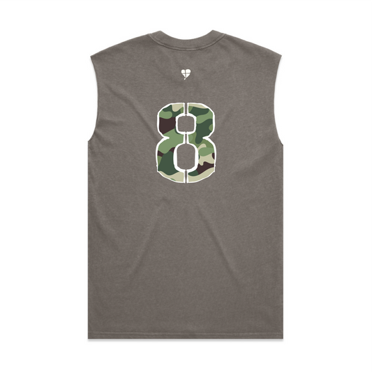 LTN: Lucky 08 - Heavy Faded Tank Grey