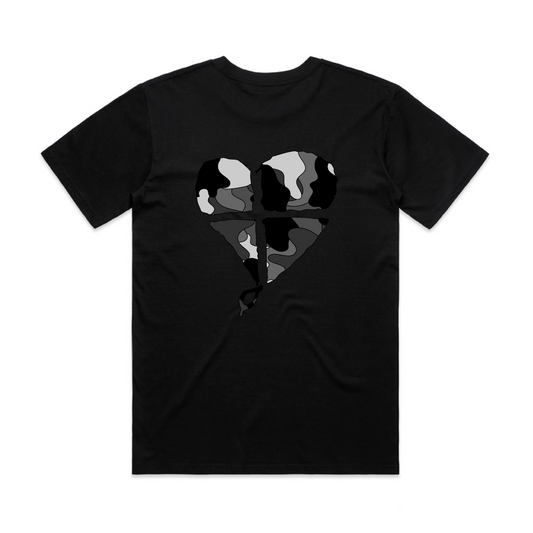 LTN Signature Collection: Black OPs Oversized Faded Tee - Black (Mens)