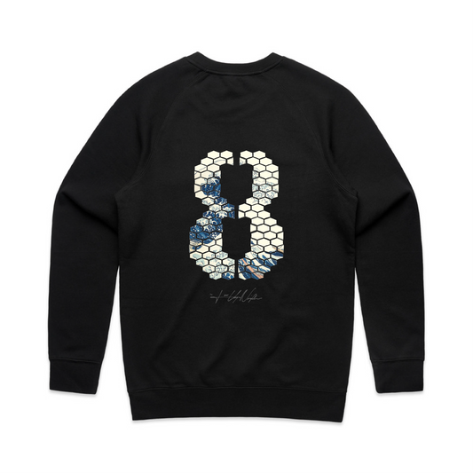 LTN: No.8 Mid-Weight Sweatshirt (Mens) Black