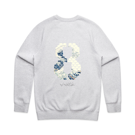 LTN: No.8 Mid-Weight Sweatshirt (Mens) Light Grey