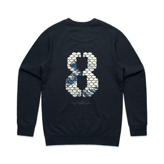 LTN: No.8 Mid-Weight Sweatshirt (Mens) Navy